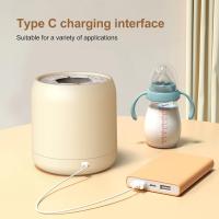 Infant Bottle Mixer, Electric Automatic Infant Bottle Shaker, USB Charging Baby Milk Bottle Shaker, Hands Prevent Bloating Infant Bottle Mixer for Outdoor Indoor Travel - details 2