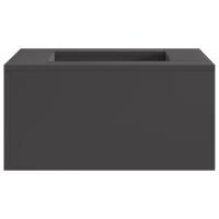 vidaXL Fogón Cuadrado Negro 60x60x30 cm Acero - details 1