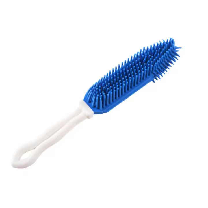 Cepillo De Baño Para Perros Y Gatos Con Manija Larga Suave Cepillo De Masaje Para Peluquería De Mascotas Adecuado Para Pupusas Accesorios De Limpieza - 1