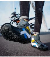 Botas De Motocicleta Ultrafinas Transpirables Antideslizantes Para Ciclismo Y Turismo Con Protección De Tornillo Material De Cuero Y Spandex - details 7