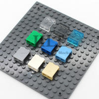 20pcs MOC 4864 Bloques De Construcción DIY Panel Transparente 1x2x2 Compatible Con 87552 Casa De Vidrio Juguetes De Vistas - details 1