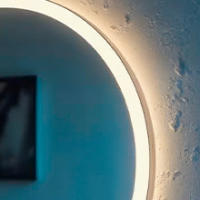 Marctani Espejo Baño Redondo con Luz LED Regulable en 3 Colores - Espejo de Pared ANTIVAHO con Ajuste de Brillo con Memoria e Interruptor Táctil - Espejos Inteligente Retroiluminado - details 8