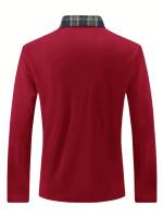 Camisa Polo Hombre Primavera Otoño Con Cierre De Cremallera Y Bolsillo Estilo Casual Deportivo Y Libre Para Viajes Material Poliéster Transpirable - details 10