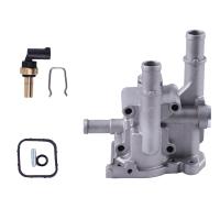 Cubierta De Thermostat De Aluminio Para Chevrolet Chevy Cruze Aveo Orlando Opel Astra Zafira Signum Moka Pieza De Repuesto Para Sistema De Enfriamiento Del Motor - details 3