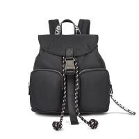Nueva Mochila de Material de Nailon Para Mujer, Mochila Informal de gran capacidad a la moda, Mochila Escolar Japonesa impermeable con Cordón - details 0
