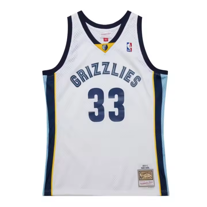 Camiseta Marc Gasol - Memphis Grizzlies Swingman 2010 Mitchell and Ness - 1