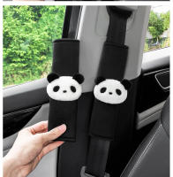 Almohadilla De Protección Para Cinturón De Seguridad De Coche En Peluche En Forma De Oso Panda Accesorio Interior Para Coche Decorativo Y Protección Antistrangulamiento - details 3