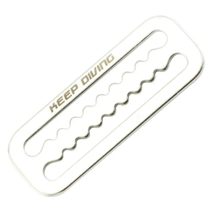 Cinturón De Peso Para Natación En Acero Inoxidable Con Guarda Cinturón De Retención De Anillo D Accesorios De Freediving - 1