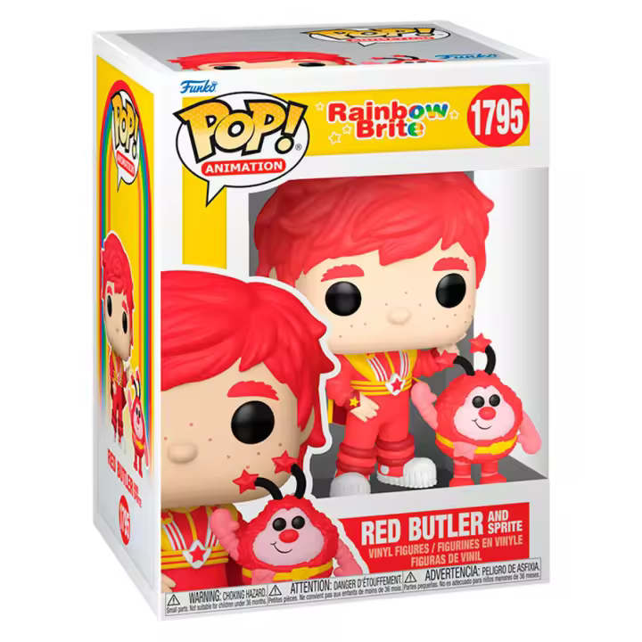 Figura Pop La Tierra Del Arcoiris Red Butler And Sprite-Figura de Vinilo Coleccionable - Idea de Regalo- Mercancia Oficial - Juguetes para Niños y Adultos - Movies Fans - Muñeco para Coleccionistas y Exposición - 1