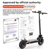iScooter iX3 Scooter Eléctrico Plegable, Neumáticos Todoterreno Sin Cámara de 10', Motor de 800W, Batería de 10Ah, Velocidad Máxima de 40km/h, Autonomía Máxima de 40km, Altura del Manillar Ajustable, Control a través de App - details 12