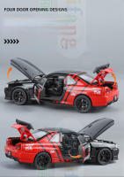 Nissan Skyline GTR 1:32 Modelo De Coche De Escala En Aleación Con Sonido Y Luz Coche Diecast De Metal Juguete Coleccionable Para Niños A942 - details 5