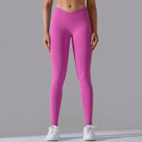 Leggings De Yoga Para Mujer Cintura Alta Levantamiento De Caderas Gimnasio Sin Costuras Pantalones De Deporte Fitness Running - details 43