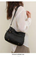 Bolso De Hombro De Lujo Para Mujer Con Varios Bolsillos PU Suave Bolso Cruzado Vintage Bolsa De Compras Con Solapa - details 9