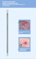 Kit De 11 Piezas De Herramientas Para El Cuidado De La Piel Eliminador De Acné Y Puntos Negros Agujas Para Pelos Encarnados Limpieza Profunda Del Piel - details 10