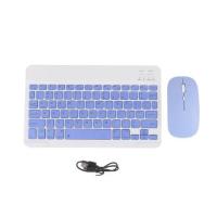 Teclado inalámbrico Universal con Bluetooth, Ratón para iPad, tabletas, portátiles, teléfonos inteligentes con Cable USB - details 0