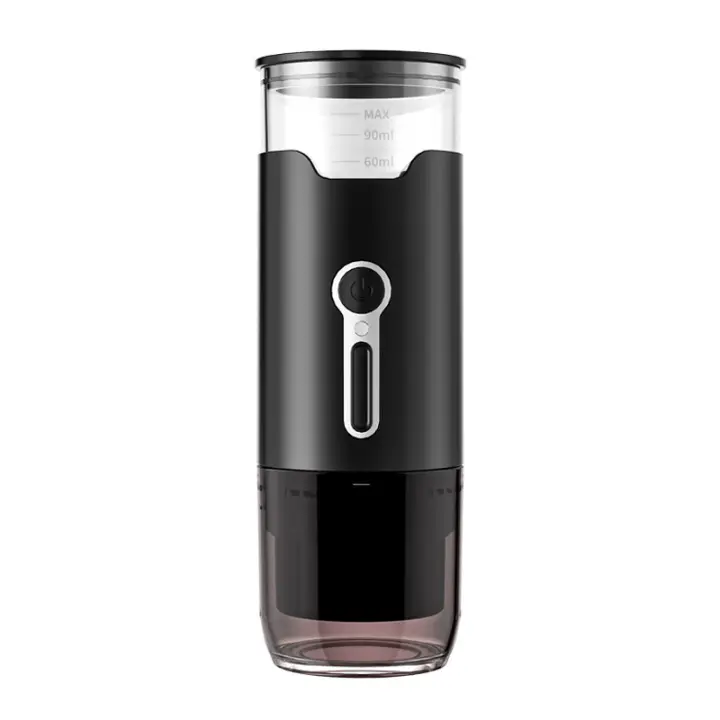 Máquina de Espresso Portátil Compacta - Alimentada por USB y Batería, Batería de Litio Recargable, Calentamiento Inalámbrico, Máquina de Café con Bomba para Casa u Oficina - 1