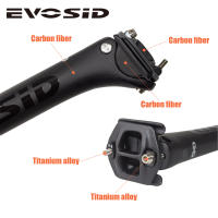 Poste De Silla De Bicicleta EVOSID De Carbono 27.2/31.6mm Longitud 400mm Negro Mate Para MTB Y Carrocería De Bicicleta Piezas De Bicicleta - details 3