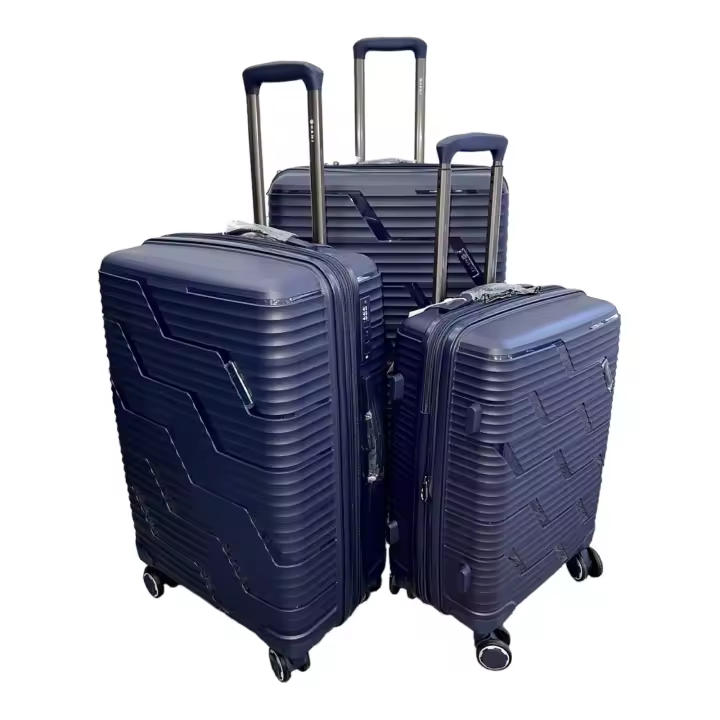 Set de 3 Maletas de Viaje ABS Eco Friendly, 4 Ruedas Dobles, Cierre Combinación, colores a elegir, maleta, Juego de 3 maletas completo para viajar, dos colores de maletes - 1