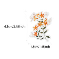Pack De 50 Etiquetas De Flor En Tinta Resistente Al Agua Transparente PET Para Brochure Decoración De Guitarra Y Cuaderno - details 2