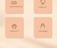 Afeitadora De Pies Para Perros Y Gatos Con Luz LED Impermeable Cortador De Uñas Especial Para Mascotas Herramienta De Peluquería Para Animales - details 4