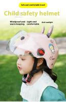Nueva Casco De Motocicleta Para Niños Y Niñas 2024 Aprobado 3C Invierno Verano Primavera Otoño Material ABS Peso 500g Casco Medio - details 2