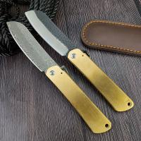 Cuchillo De Sobremesa Plegable De Supervivencia EDC Con Hoja Forzada Acero Inoxidable Para Carpintería Y Obras Manual New Forged Blade Folding EDC Survival Pocket Knife - details 0