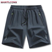 Shorts De Verano Para Hombre MANTLCONX Deporte Gimnasio Running Fitness Pantalones Cortos Transpirables Secado Rápido Cinturón Con Cordón Negro - details 14