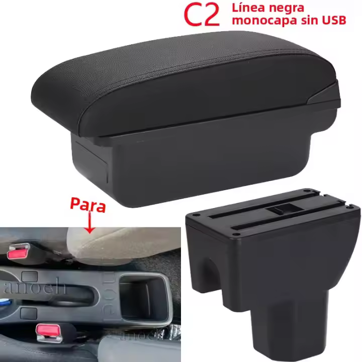 Caja De Apoyo Para Braza De Suzuki Splash En Cuero PU Accesorios Interiores Fáciles De Instalar Piezas De Retrofits Para Coche - 1
