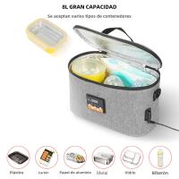 Calentador Digital Portátil Para Alimentos De Bebé 8L Horno Para Botella De Leche 12V Calentador De Comida Para Coche Con Temperatura Preestablecida - details 1