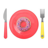 Juego De Té Educativo Temprano Para Niños Con Donuts De Playa Y Tazas Juguetes De Cocina Seguros Para Niños Con Sauceras Y Tazas Llanas Para Juego De Pretensión - details 6