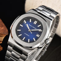 Reloj Automático Para Hombre Dwayne Campbell Clásico Acero Inoxidable Impermeable Cristal De Zafiro Luminoso Regalo Mejor Para Hombres - details 12