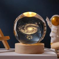 Lámpara De Noche De Cristal 3D De 6cm Planetario Solar Sistematizador Grabado Por Láser Decoración Para Escritorio Regalo De Cumpleaños Astronomía - details 5