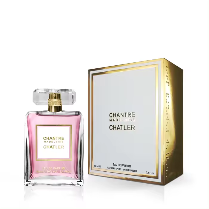 EAU DE PARFUM CHANTRE MADELEINE WOMAN 100ML ---MARCA CHATLER---FRAGANCIA DURADERA, DURACIÓN 8 HORAS - 1