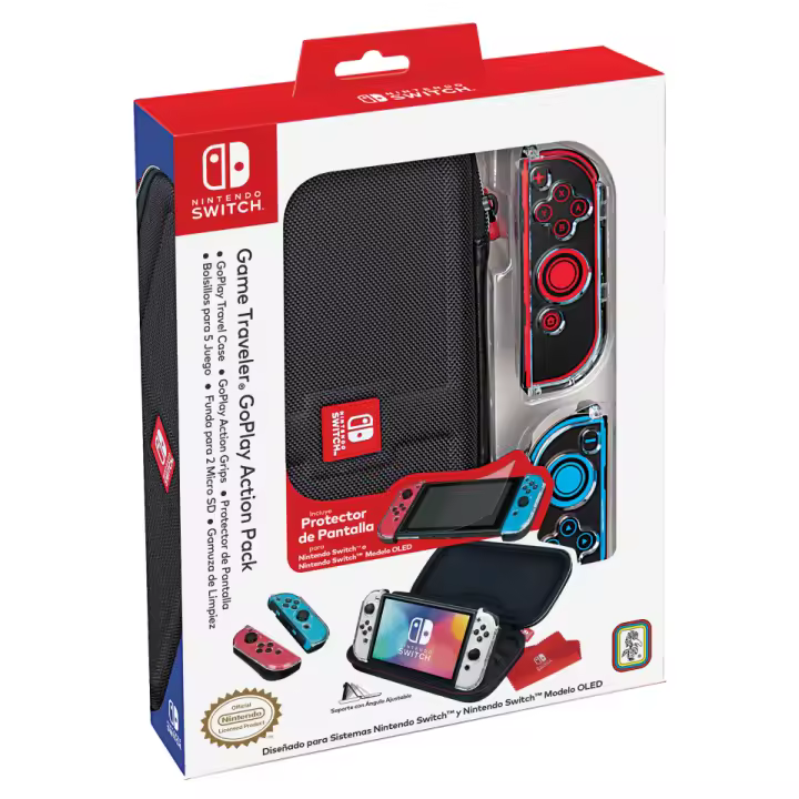 Kit GoPlay Funda + Accesorios NNS82 Licencia Oficial Nintendo para SWITCH/OLED - 1