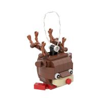 Bloques De Construcción De Navidad Con Colgante De Árbol De Navidad Y Personajes Como Santa Claus Yegua De Navidad Y Muñeco De Nieve Decoración De Ambiente De Navidad Sin Batería Para Adultos - details 4