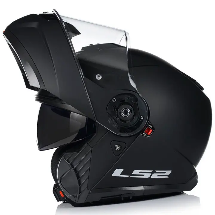 Casco de Moto Modular LS2 Strobe II Solid Negro Mate - 1