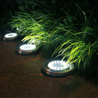 Lámpara Subterránea Solar LED Para Jardín Exterior Luz De Noche Impermeable Para Paisaje Vivienda De Villa Luz De Césped - details 13