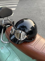 Casco Retro Para Motocicleta Medio Seguridad Para Hombres Y Mujeres Adecuado Para Todas Las Estaciones Ciclismo De Calle Estilo De Moda - details 13