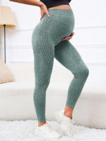 Pantalones De Barriga Alta Para Mujeres Embarazadas Leggings De Verano Y Primavera Con Soporte Para La Barriga De Alta Elasticidad Y Malla Finos - details 10