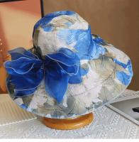 Gorro De Paseo De Moda Con Estampado De Flores Para Mujer Sombrero De Sol Grande Para Playa Protección Solar Casual - details 0