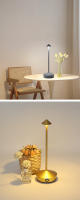 Lámpara De Mesa Recargable Creativa Para Comedor Toque LED Para Hotel Bar Café Lámpara Decorativa Para Escritorio Luz Nocturna - details 5