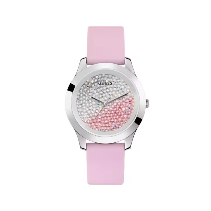 Guess Reloj Mujer Analogico Cuarzo con Correa de Caucho W1223L1 - 1