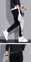 Pantalones De Militar Para Hombre Con Lining De Peluche Estilo Coreano Casual Deporte Otoño Invierno Cargadores Ajustables Al Cinturón - details 3