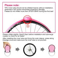 Tubo Interno De Bicicleta RideNow 36g Ultraligero TPU Para Carretera 700x18-28 Con Set De Reparación Válvula Francesa Longitud 45/65/85mm - details 4