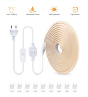 Tiras De Luz LED COB Suave Brillo Impermeables Para Iluminación De Habitaciones Cocinas Jardines Exterior 110V 220V Alta Luminosidad - details 1