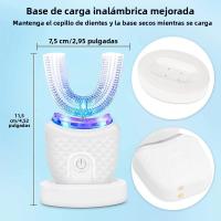 Cepillo De Dientes Eléctrico Para Adultos En Forma De U Automático 360° Limpieza Completa Blanqueamiento Carga Inalámbrica Impermeable - details 1