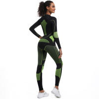 SSITO Conjunto de Mallas de gimnasio de Seco rápido, ropa de Esquí de DOT sin Costura para el invierno, ropa y pantalones de Seco rápido para correr, deporte y ciclismo - details 18