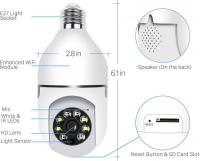 Cámara IP V380 Bulb 1080P 5MP Monitoreo De Seguridad Doméstica Inalámbrico 360 Grados Con Alarma Local Y Visión Nocturna WiFi Para Niños - details 6