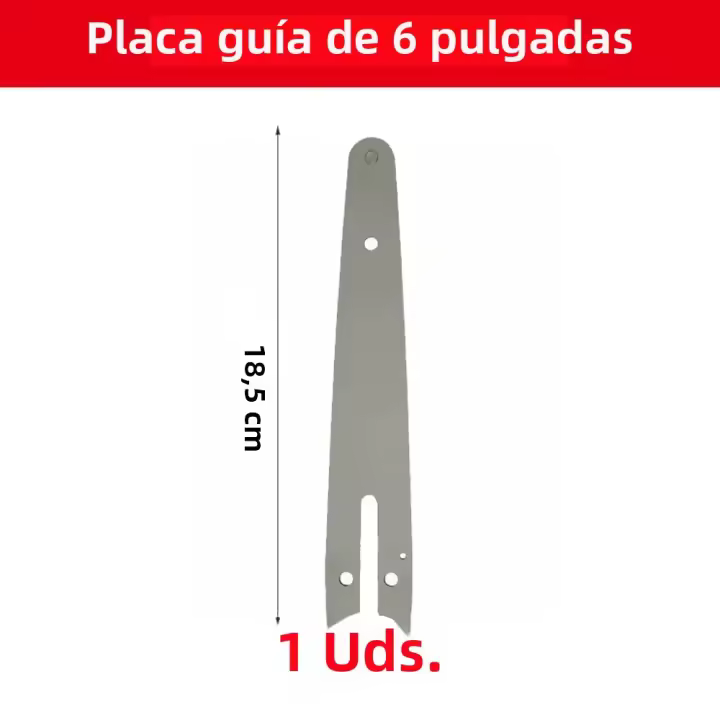 Cadena De Motosierra Eléctrica Recargable 6 Pulgadas Mini Motosierra Sin Cable Herramientas Para Carpintería Y Jardinería Corte De Madera - 1