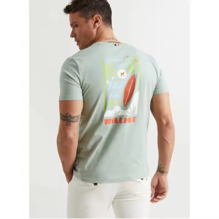 Camiseta Washed Summer Elements Verde Williot - 1